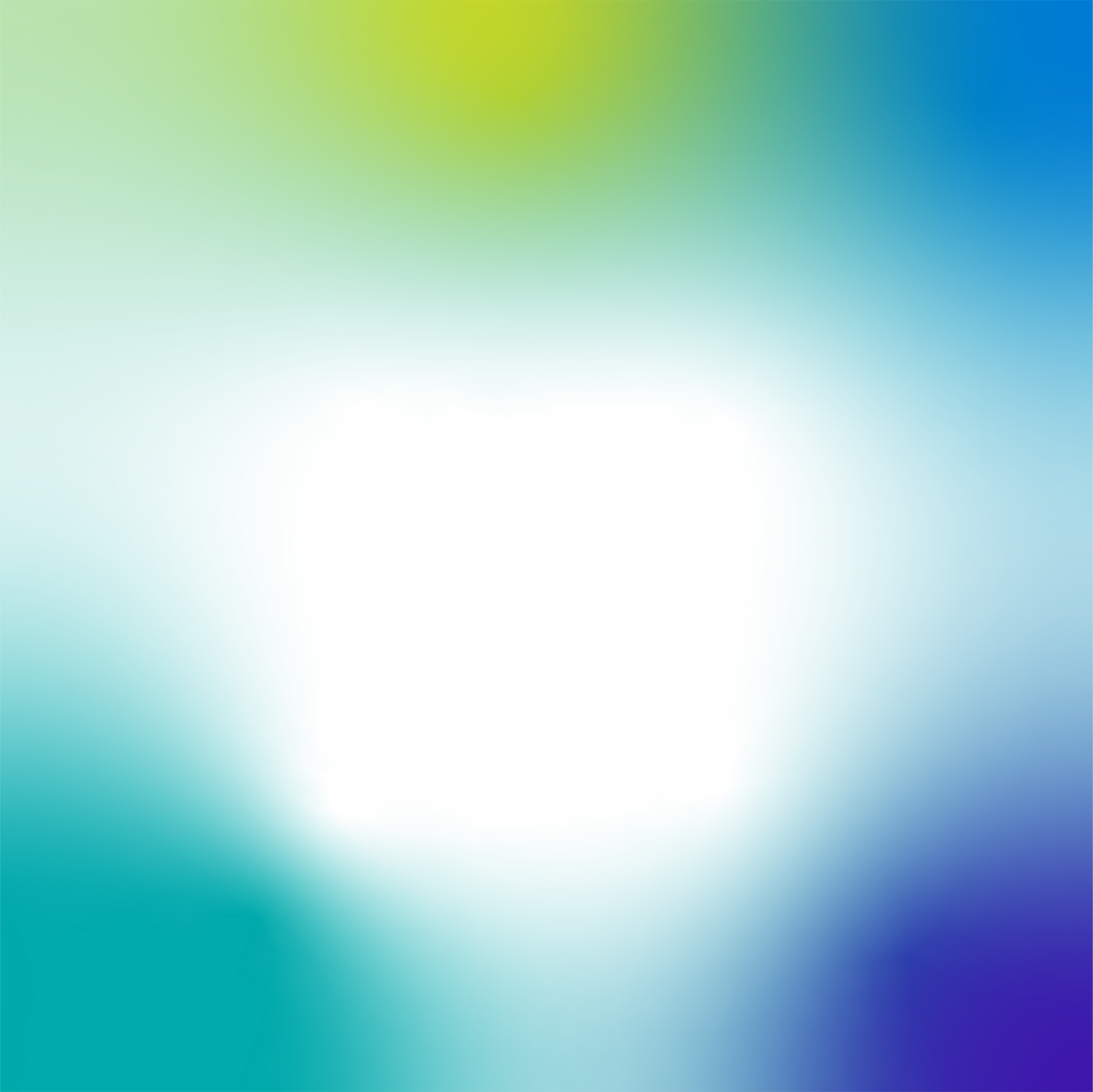 Blue Green Gradient Transparent Illustration