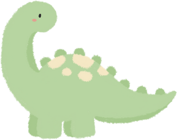 Green Cartoon Dinosaur