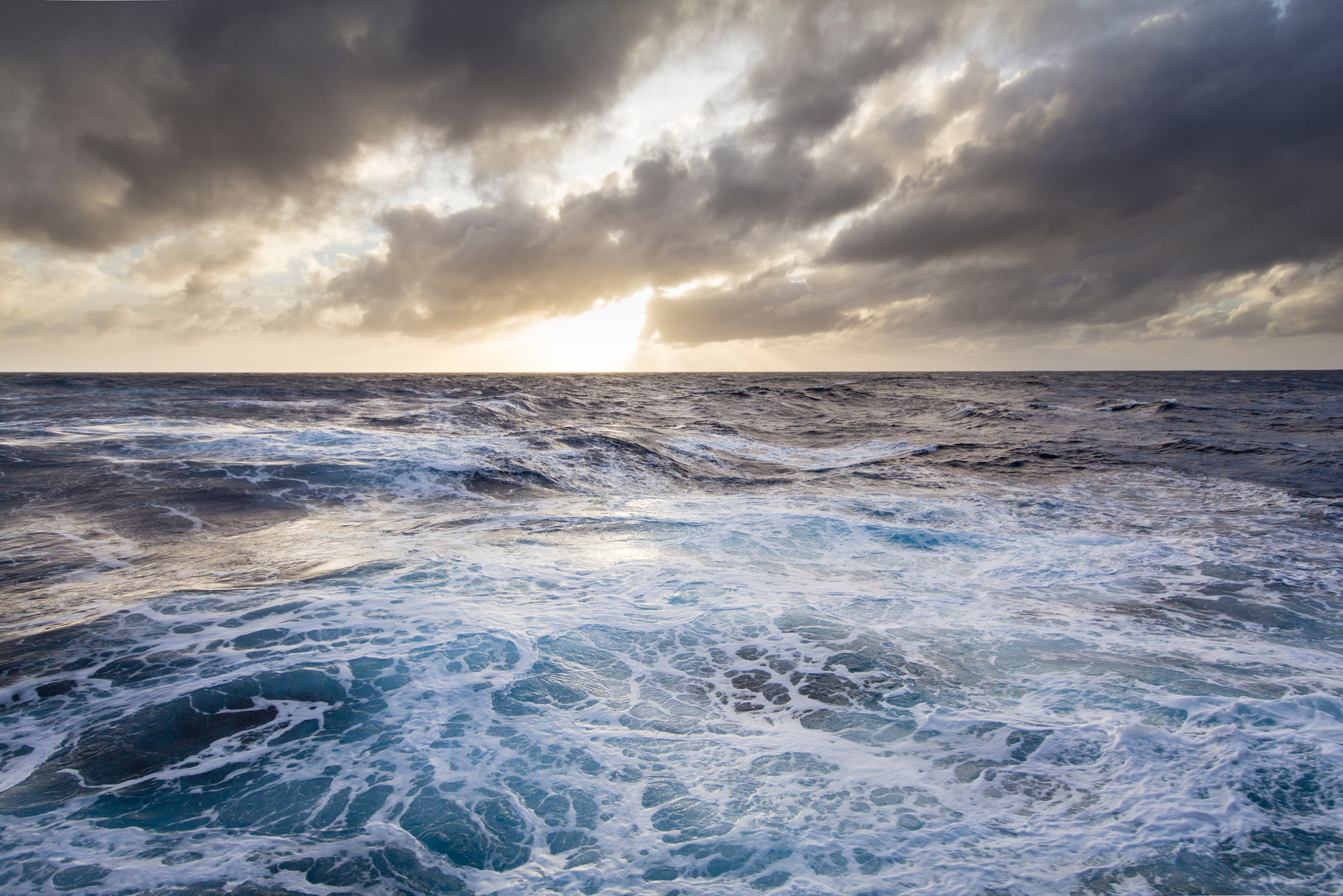 Stormy sea