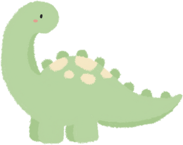 Green Cartoon Dinosaur