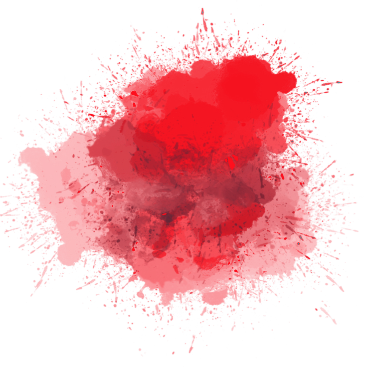 Red Paint Splatter